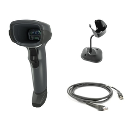 Čítačka Zebra DS4608, 2D, SR, USB kábel, stojan, čierna