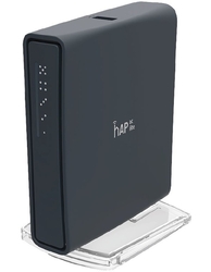 WiFi router Mikrotik RB952Ui-5ac2nD-TC, hAP ac lite tower, 5x LAN, 2.4+5Ghz, 802.11a/b/g/n/ac, USB, 1x PoE out