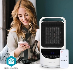 Ventilátor Nedis SmartLife Ceramic PTC Fan Heater HTFA22WTW