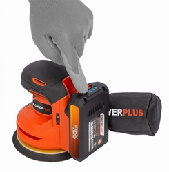 Excentrická brúska Powerplus POWDP50400 - Aku  20V (bez AKU)