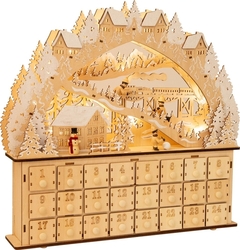 Adventný kalendár Small Foot lyžaři