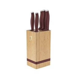 Sada nožov Berlingerhaus so stojanom Bamboo 6 ks Leonardo Collection