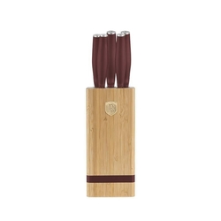 Sada nožov Berlingerhaus so stojanom Bamboo 6 ks Leonardo Collection