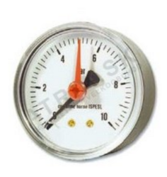 Manometer axiálny - zadné napojenie  1/4"M; D50; 0-10bar