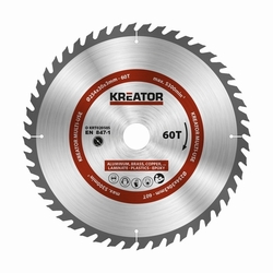 Pílový kotúč Kreator KRT020505 -  univerzální 254mm, 60T
