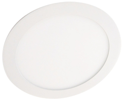 LED svietidlo podhledové kruhové, bílý rámeček, 24W 2050 lumen studená bílá, 230V