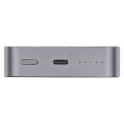 Power bank EMOS WI 1046, 10 000 mAh, 20 W+Wireless, šedá