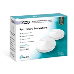 WiFi router TP-Link Deco M9 Plus(2-pack) AC2200 , 2x GLAN, 1x USB/ 400Mbps 2,4GHz/ 1734Mbps 5GHz, BT, ZigBee + darček IP