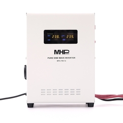 Napäťový menič MHPower WPU-700-12 UPS, 700W, čistý sínus, 12V
