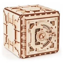 Hračka Ugears 3D drevené mechanické puzzle Trezor