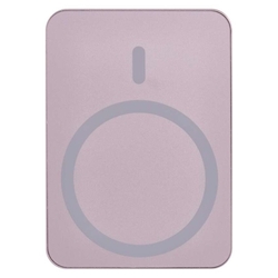 Power bank EMOS WI 522, 5 000 mAh, 20 W+Wireless, lososová