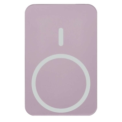 Power bank EMOS WI 1046, 10 000 mAh, 20 W+Wireless, lososová