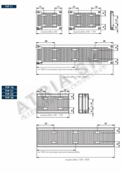 Radiátor 21K 400 x 2400 výkon 2290W