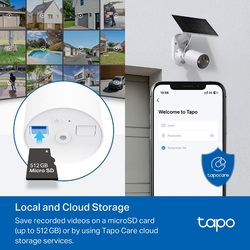 Kamera TP-Link Tapo C410 KIT 3MPx, vonkajšia, IP, WiFi, prísvit, batérie a panel A201