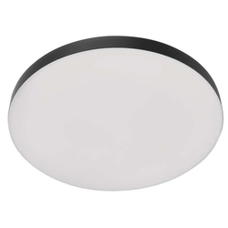 LED prisadené svietidlo DIONI kruhové, čierné,18W, CCT