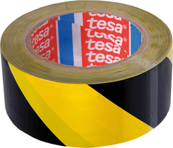 Páska lepiaca výstražná 60760, 50mmx33m, nosič PVC, žlto-čierna, Tesa