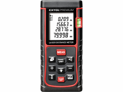 Merač vzdialenosti laserový, 0,05-80m, EXTOL PREMIUM