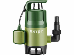 Čerpadlo ponorné kalové, príkon 400W, 7500l/hod., max. výtlak 5m, EXTOL CRAFT