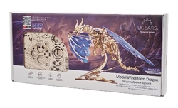 Hračka Ugears 3D drevené mechanické puzzle Víriaci drak