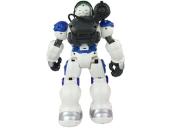 Robot MaDe Zigybot policajný Guliver, 22 funkcií, modrá