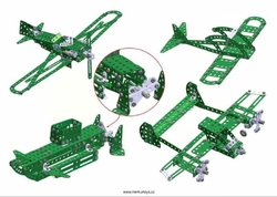 Stavebnica Merkur Helikopter Set, 515 dielov, 40 modelov