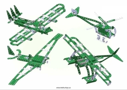 Stavebnica Merkur Helikopter Set, 515 dielov, 40 modelov