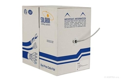 Kábel Solarix FTP Cat5e drát 305m LSOH