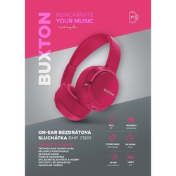 Slúchadlá Buxton BHP 7300 PINK BT