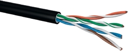 Kábel Conexpro UTP kábel vonkajší, CAT5e, PE, 24AWG, 305m, čierny