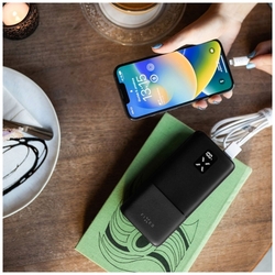 Powerbanka FIXED Zen 20 s LCD displejom a výstupom PD 20W, 20 000 mAh, čierna