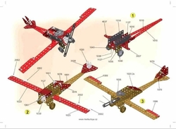 Stavebnica Merkur Red Baron, 680 dielov, 40 modelov