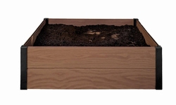 Vyvýšený záhon Keter Maple Square hnedý