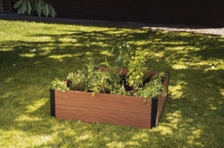 Vyvýšený záhon Keter Maple Square hnedý