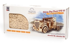 Hračka Ugears 3D drevené mechanické puzzle VM-03 Ťahač Heavy Boy