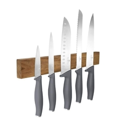 Sada nožov Berlingerhaus s magnetickým držákem z akátového dřeva 6 ks Aspen Collection