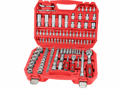 Sada nástrčných a zástrčných kľúčov, 1/4", 1/2", 110ks, EXTOL PREMIUM