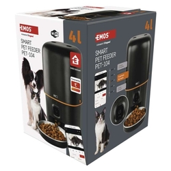 GoSmart dávkovač krmiva Pet Care s kamerou, 4 l, čierny, Wi-Fi