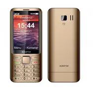 Aligator D950 zlatá / 3.5 TFT / Dual SIM / SOS tlačidlo | Locator | SMS / FM rádio / svietidlo