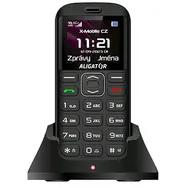 Aligator A720 4G Senior čierna / 1.8 TFT / SOS tlačidlo / nabíjací stojan / SOS lokátor / FM rádio