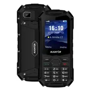 Aligator R35 eXtremo čierna / 2.4 "TFT / 1.3MP / Dual-SIM / microSD (až 256GB) / P68 / KAiOS