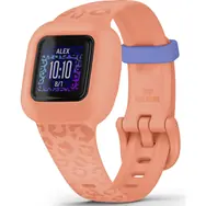 Garmin Vivofit jr. 3 Peach Leopard oranžová / Detský fitness náramok / LCD 112x112px / Bluetooth / 5ATM