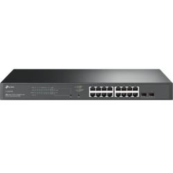 Switch TP-Link SG2218P Smart, 16x GLan s PoE+, 2x SFP, 150W, Omada SDN