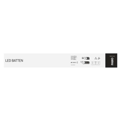 LED lineárne svietidlo PANO 20W, neutrálna biela