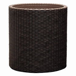 Kvetináč Keter Cylinder L Brown
