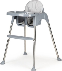 ECOTOYS Jídelní židlička 2v1 Grey