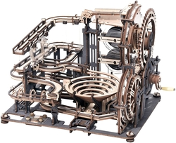 ROBOTIME Rokr 3D dřevěné puzzle Kuličková dráha: Noční město 294 dílků