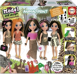 EDUCA Kreativní sada My Model Doll Design: Divoké princezny