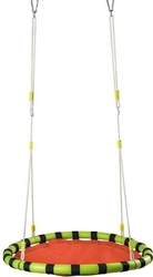 WOODY Skládací houpací kruh oranžový (průměr 103 cm)