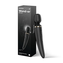 Satisfyer Wand-er Woman masážna hlavica Čierna