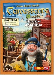 Carcassonne: Opatství a starosta (5.rozšíření)